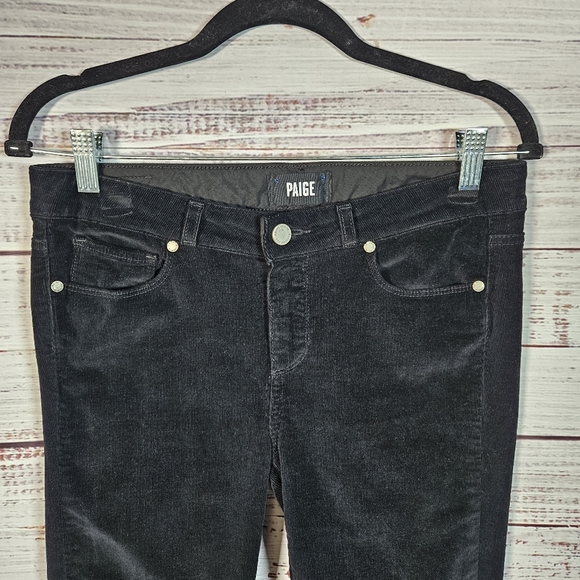 PAIGE black corduroy skinny pants - Picture 3 of 16